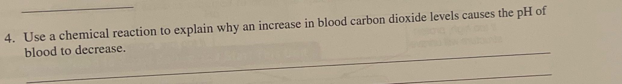 Solve it 4. Use a chemical reaction to explain