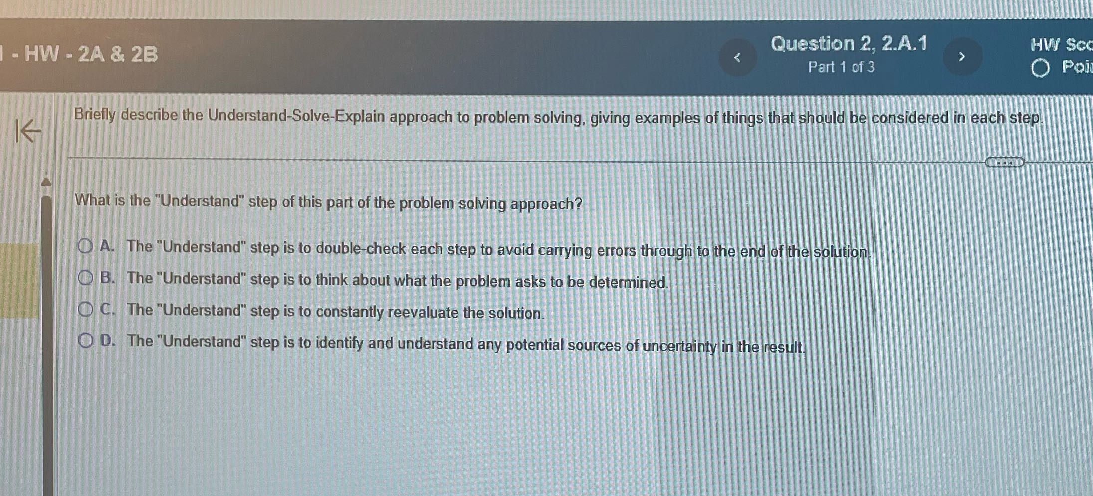 Question 2, 2.A.1 HW Sc - HW - 2A & 2B Part 1 of