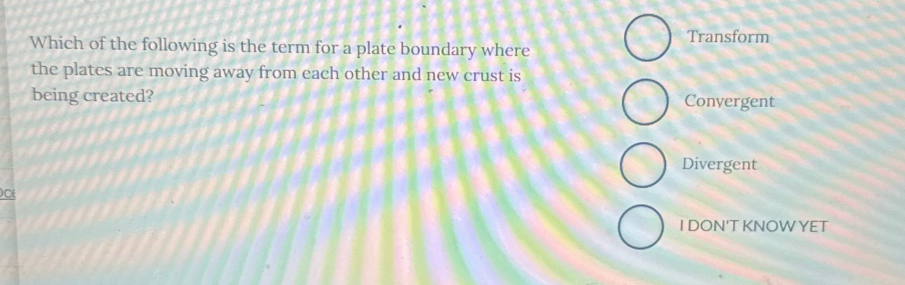 ? Transform Which of the following is the term