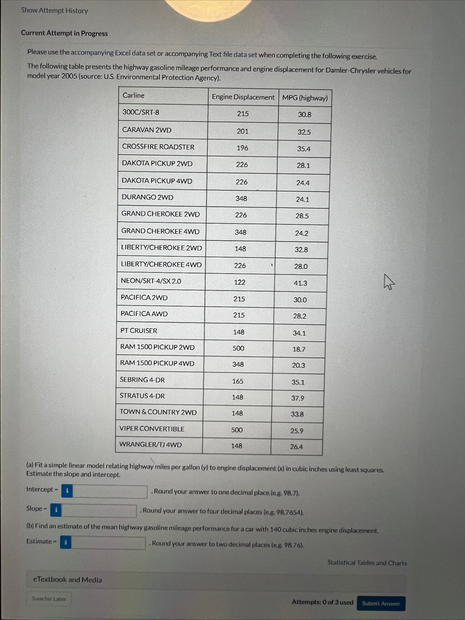 Please show steps on how to solve on excel.