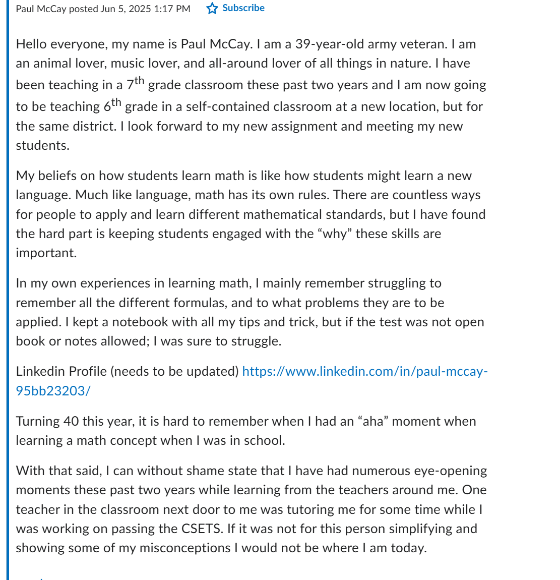 Using simple words, provide a good peer response