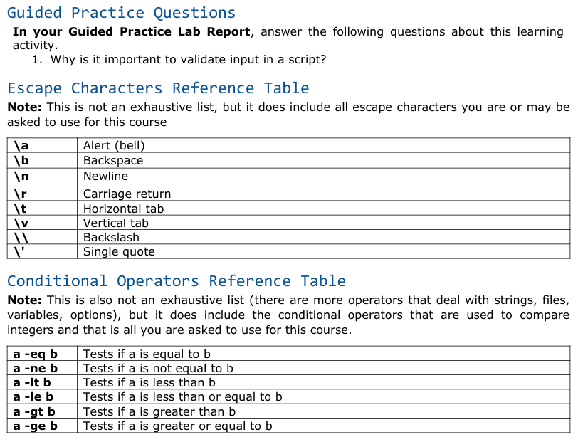 Correct answer as if I was using Linux. Guided