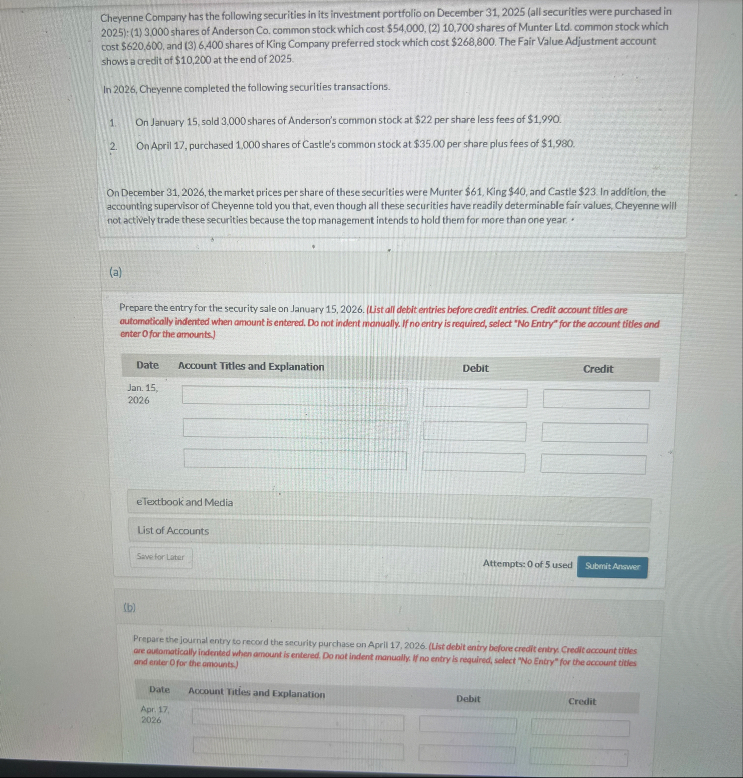 Question 3 of 7 - / 2 ( b ) Prepare the journal
