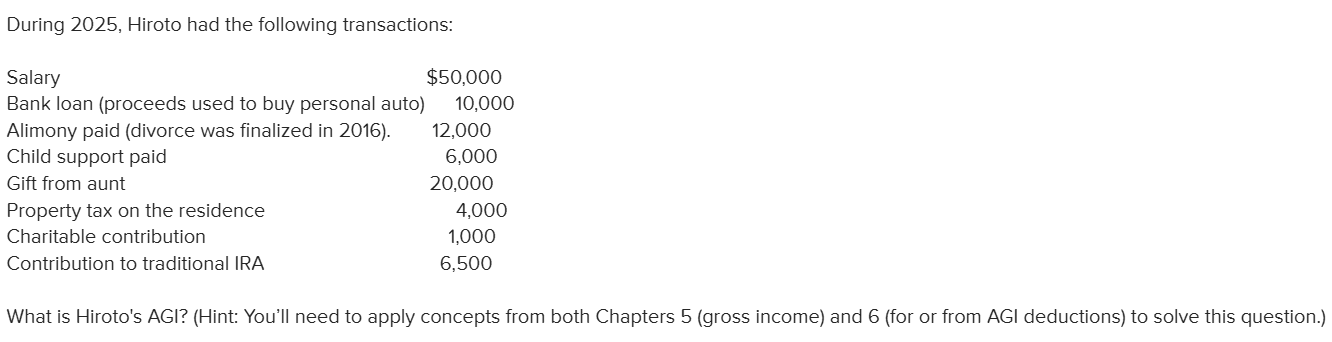 During 2 0 2 5 , Hiroto had the following