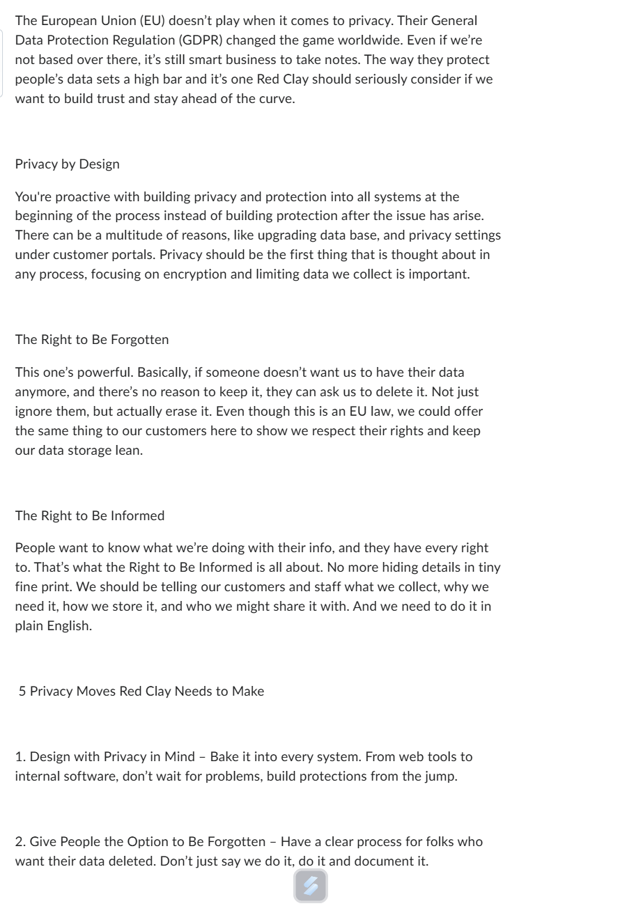 paragraph feedback comment to Denise's discussion