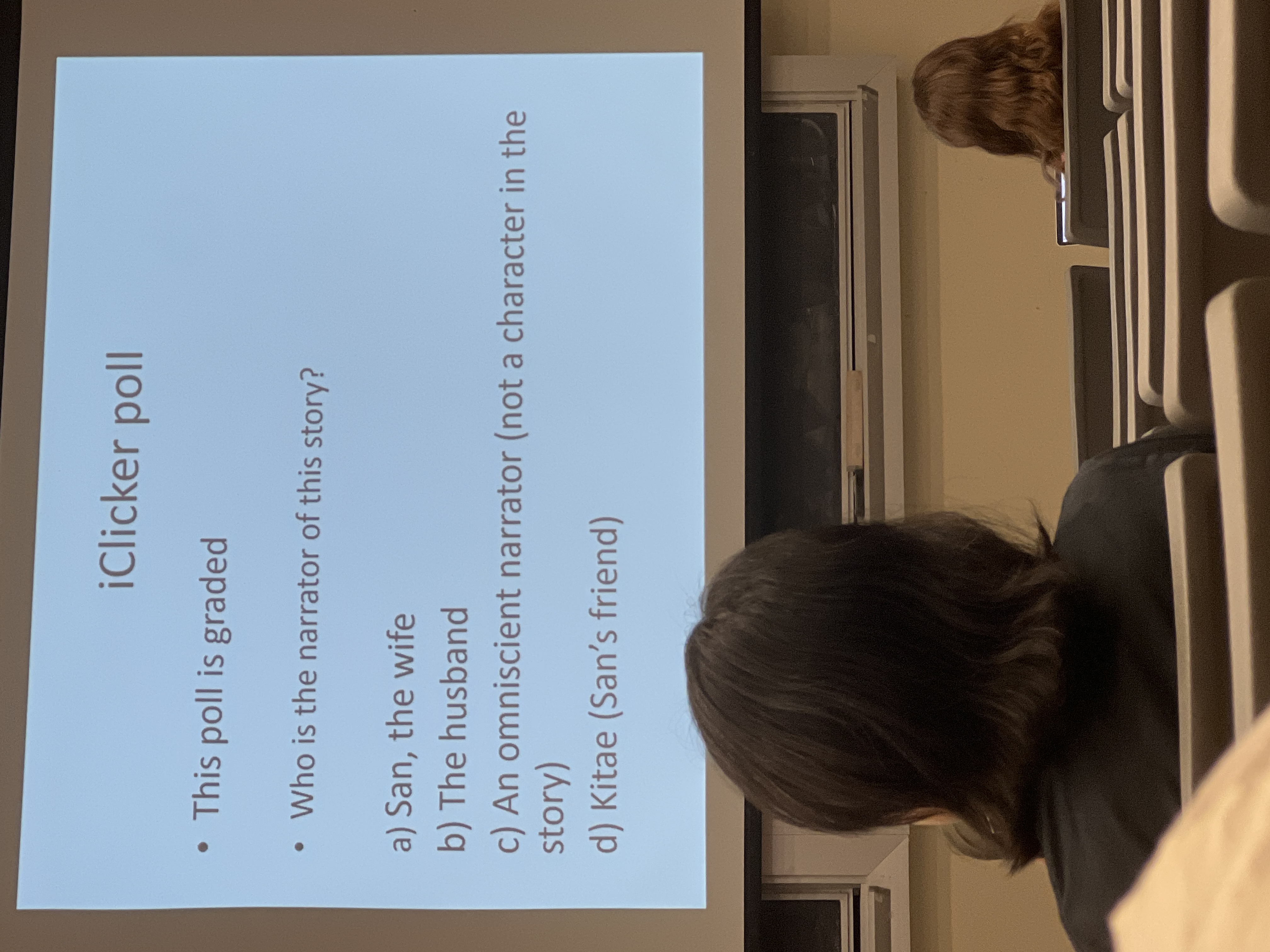 solve iClicker poll . This poll is graded . Who