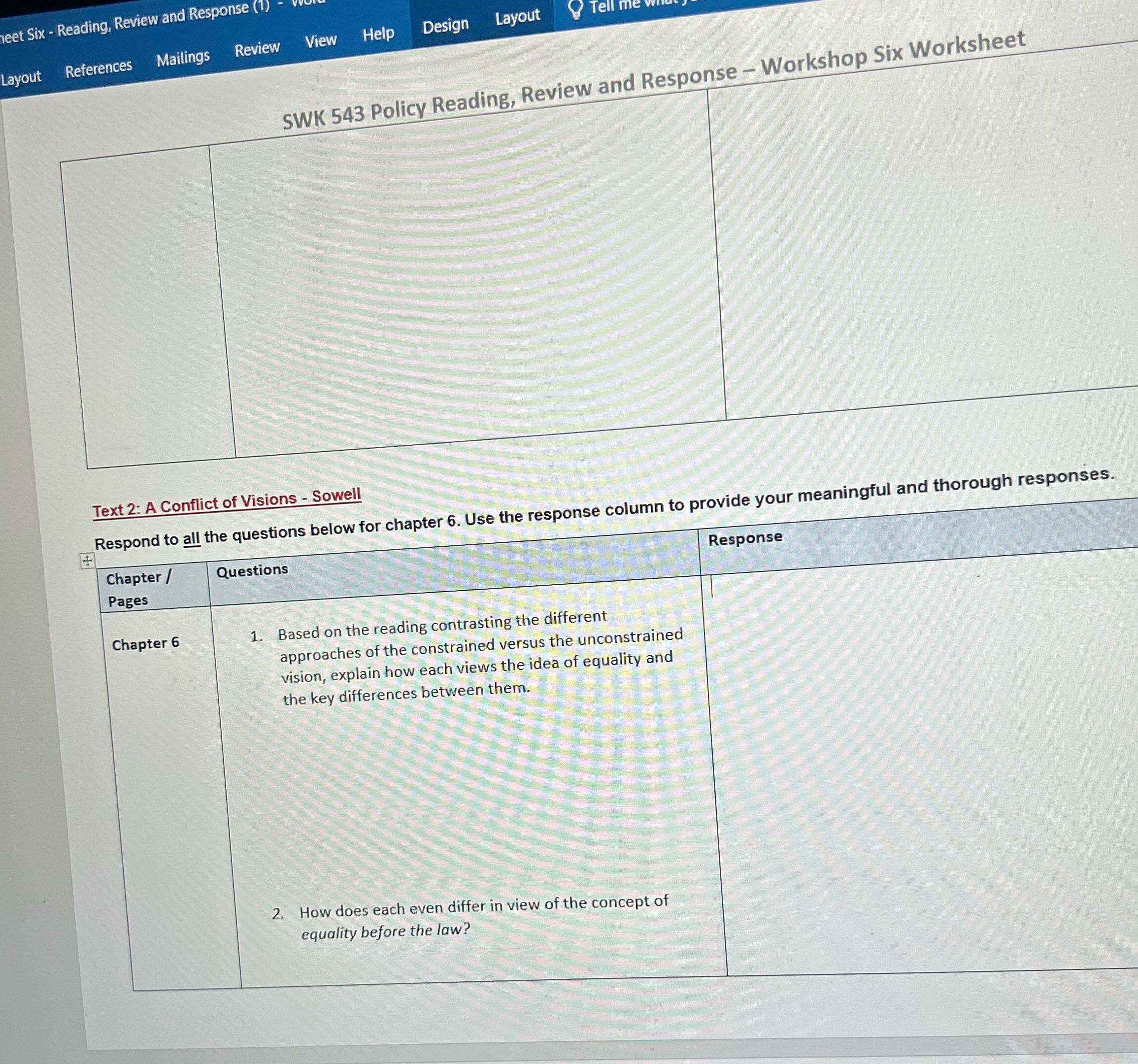 neet Six - Reading, Review and Response (1)