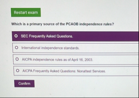 Which is a primary source of the PCAOB
