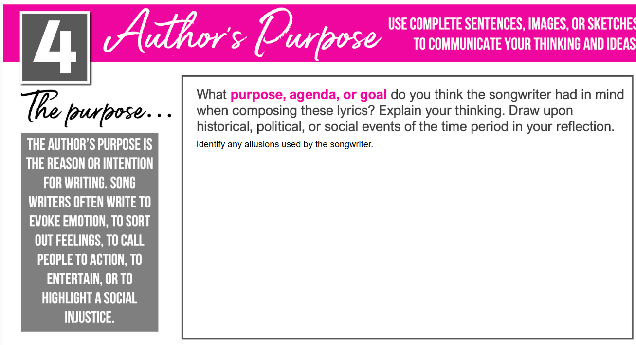dont plagarize 4 Author's Purpose USE