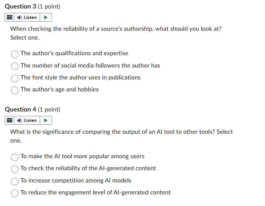 help with these Question 3 (1 point) [aun [> |