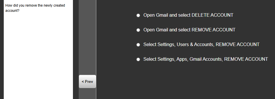 answer How did you remove the newly created