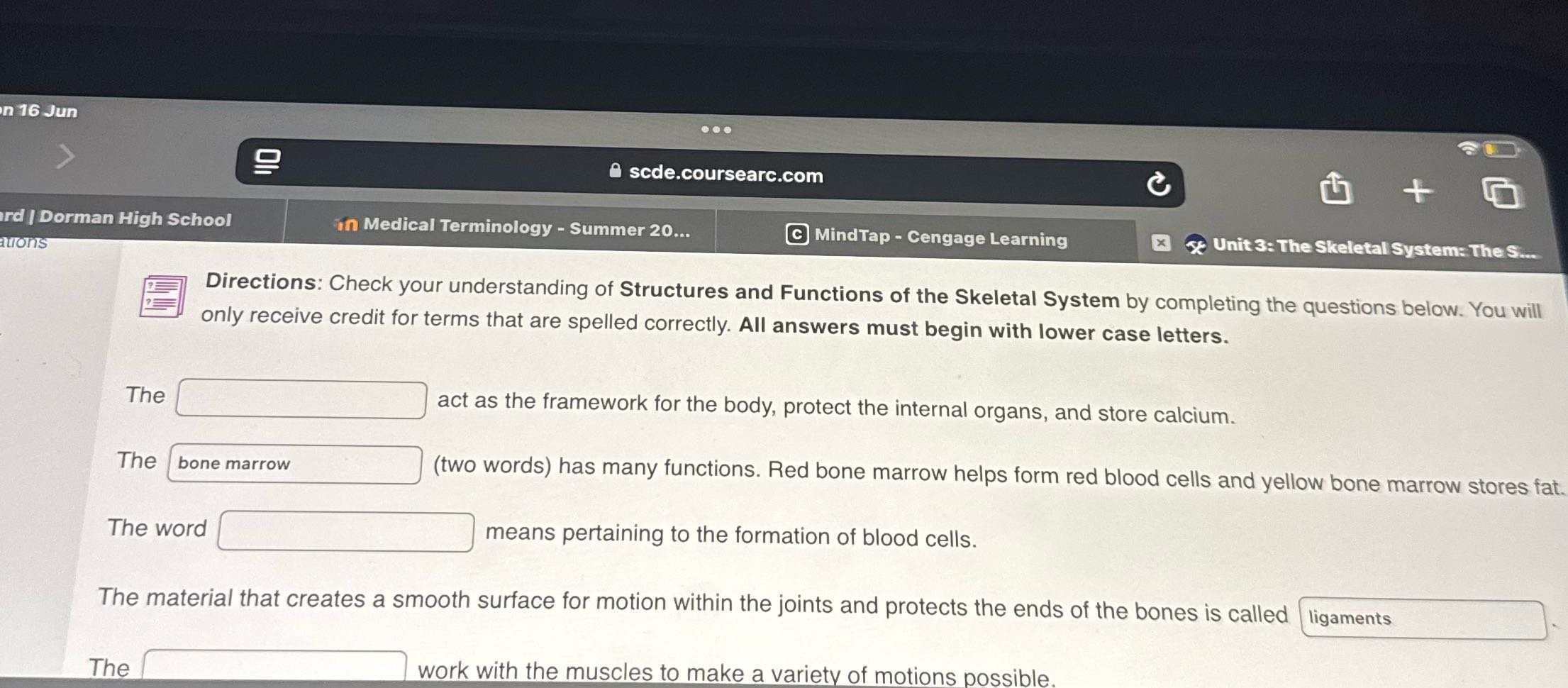 n 16 Jun .. . A scde.coursearc.com + r rd |