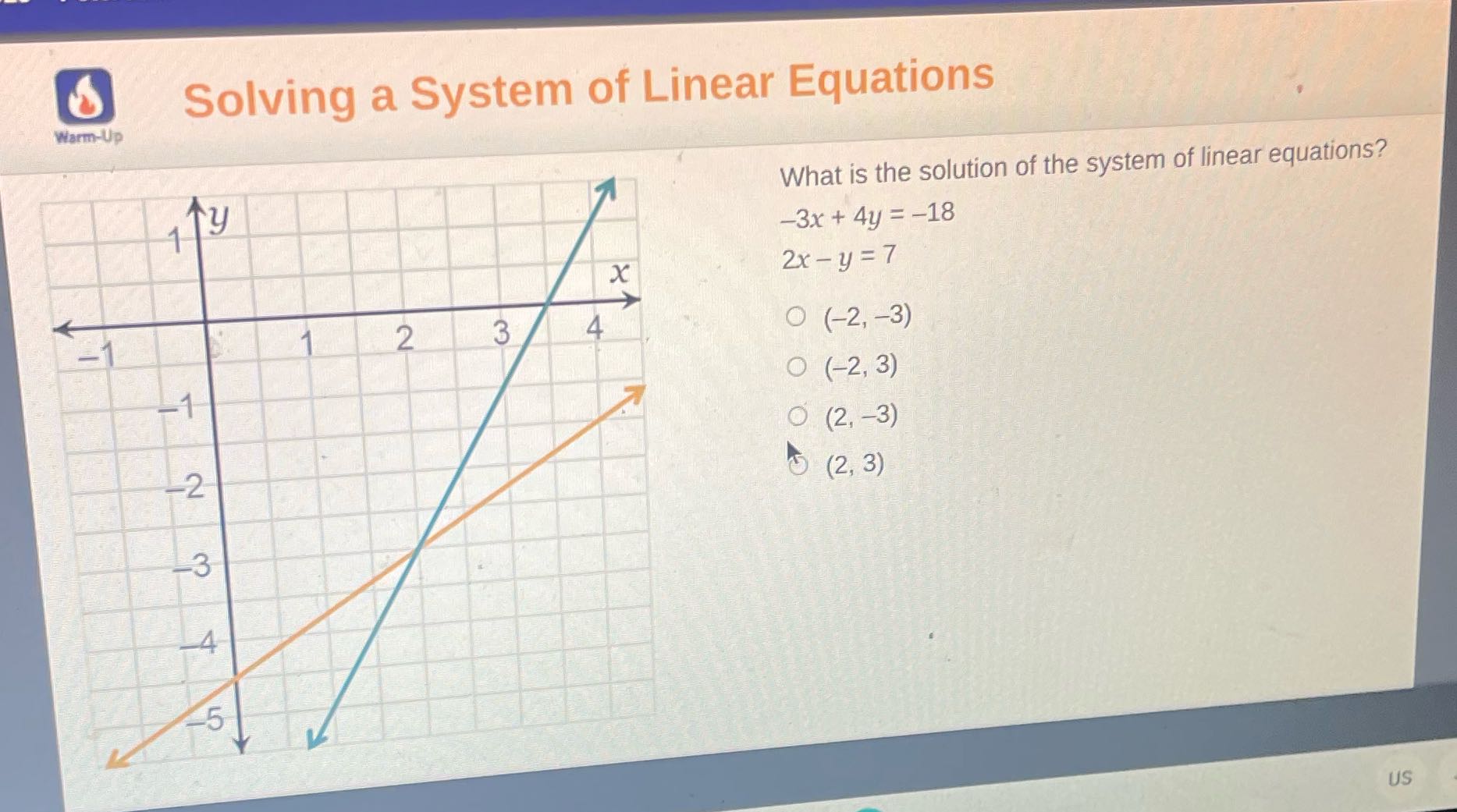 | Solving a System of Linear Equations | What is