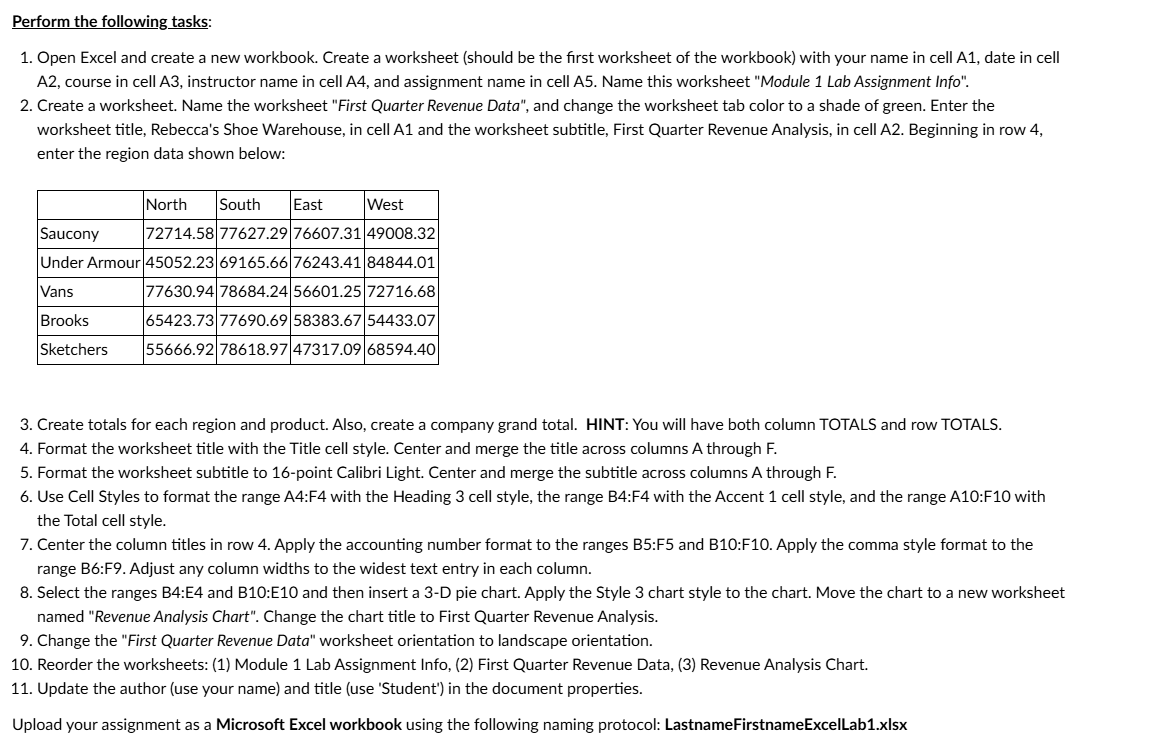 step by step walk through on how to complete this