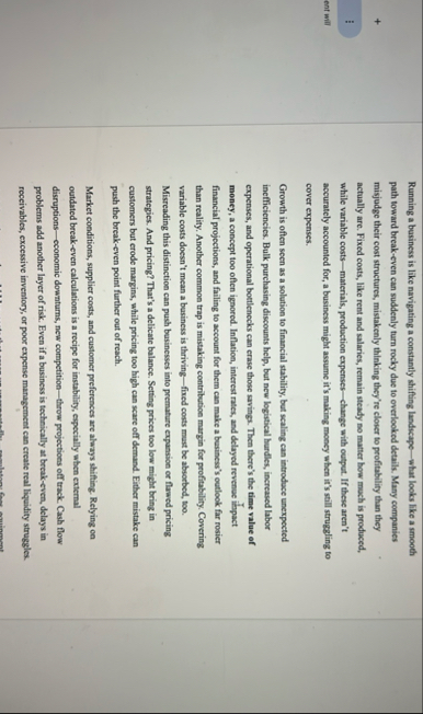 Humanize, Running a business is like navigating a