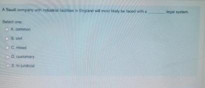 A Saudi compary with industrial facities in