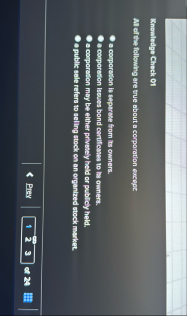 Knowledge Check 0 1 All of the following are true