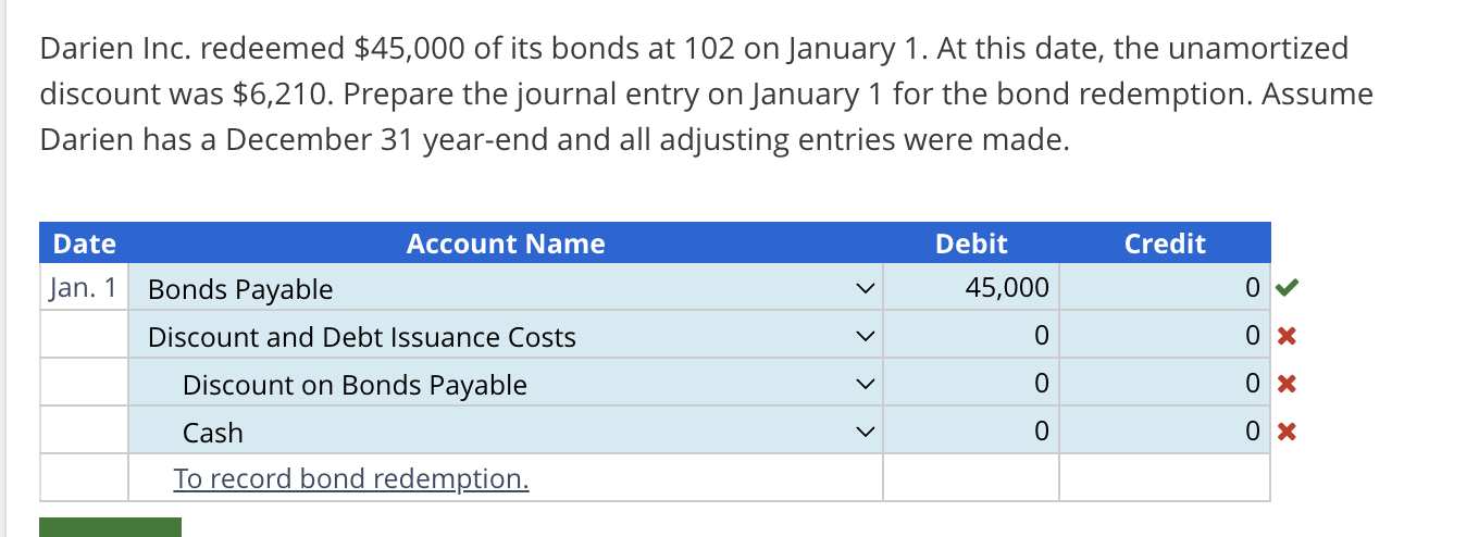 Darien Inc. redeemed \ ( \ $ 4 5 , 0 0 0 \ ) of