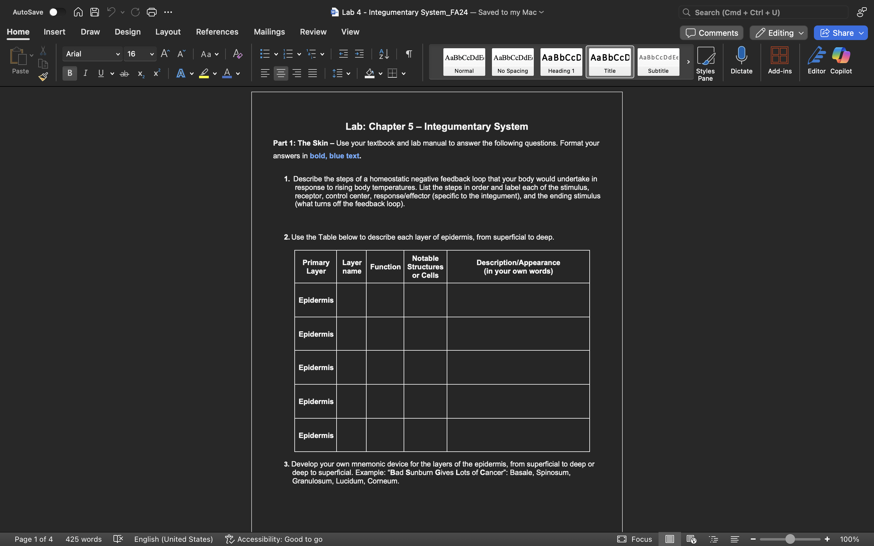 solve it AutoSave A A CG ... w- Lab 4 -