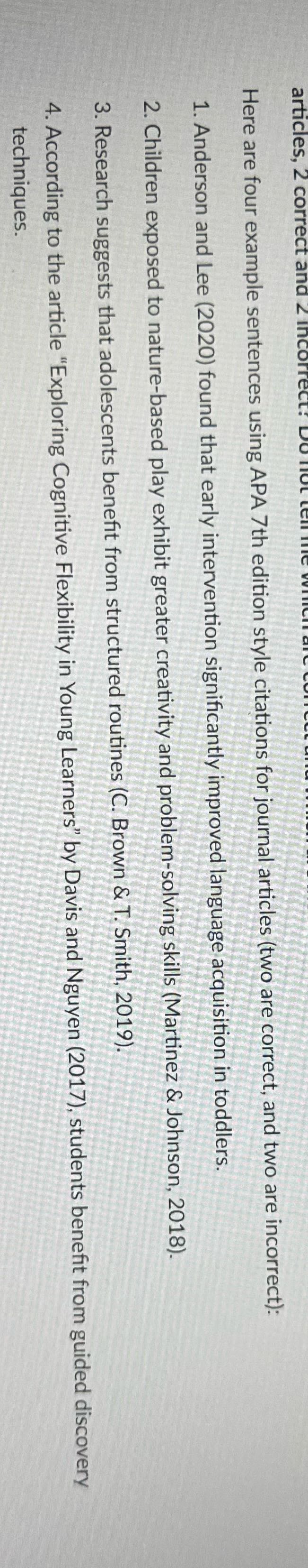 Do it articles, 2 corre Here are four example