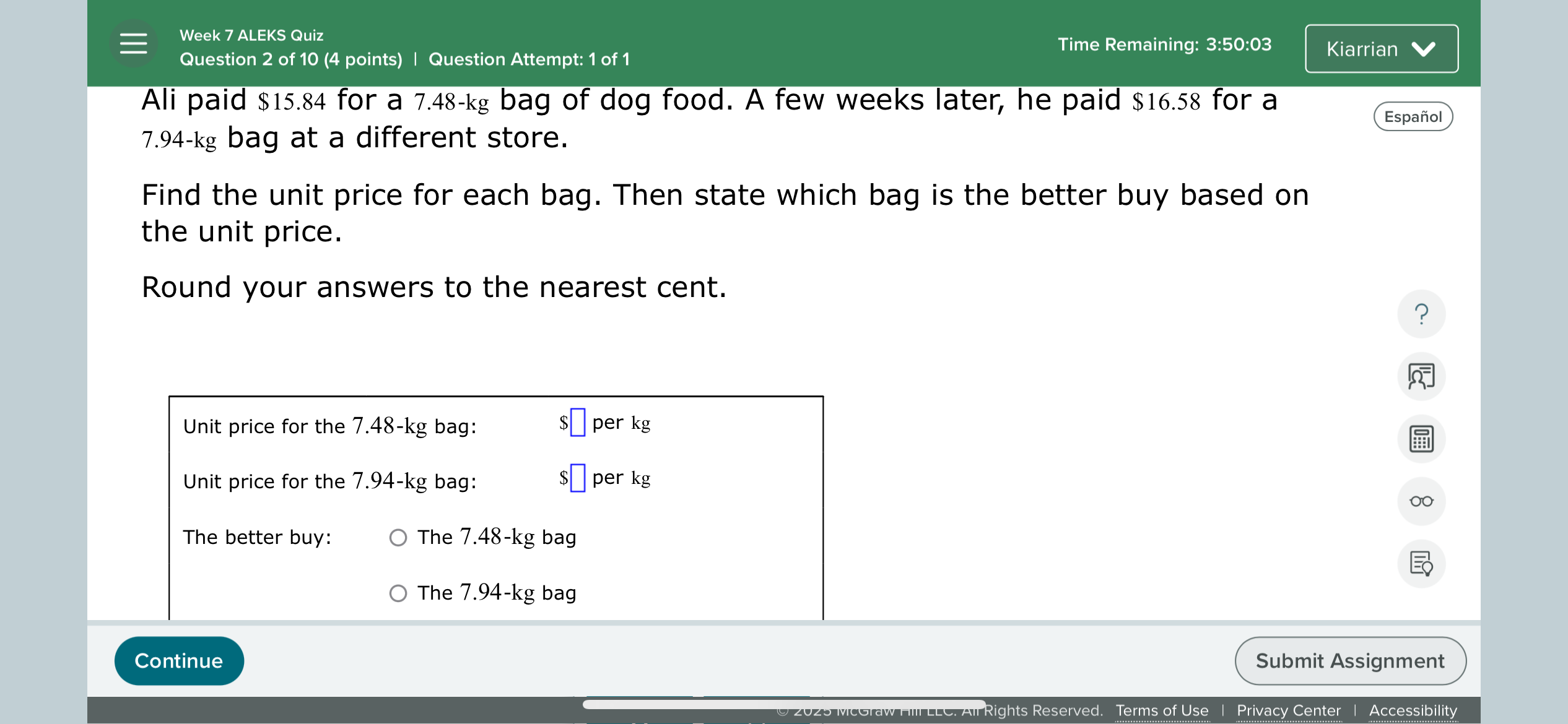 MAbs colt : : Time Remaining: 3:50:03 Kiarrian