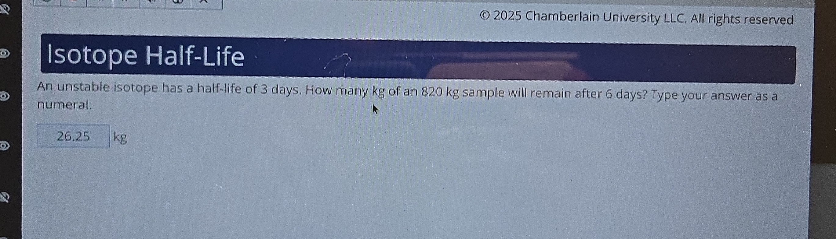 2025 Chamberlain University LLC. All rights