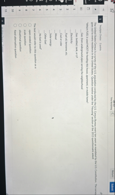 4 9 : 1 2 True Remalishy Return 1 Multiple Choice