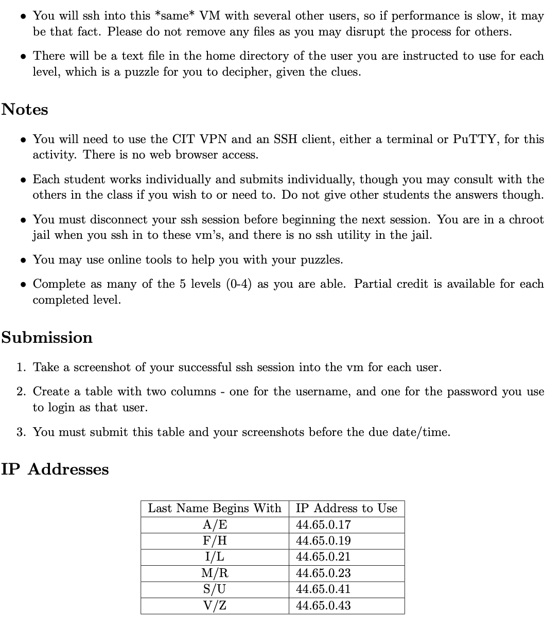 Task You will be presented with some small