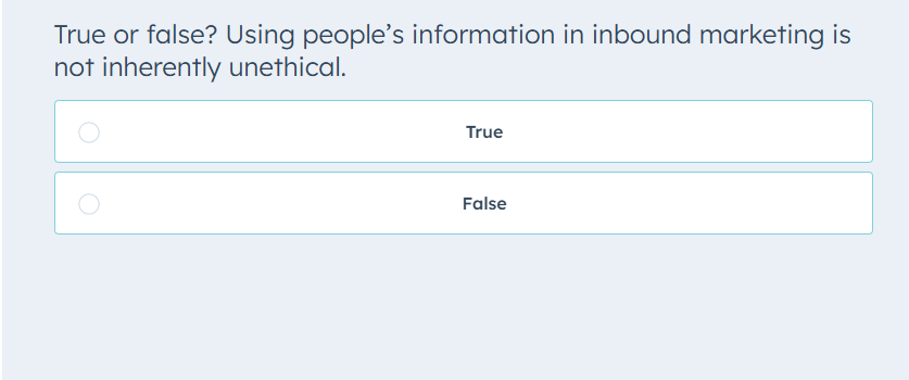 please solve True or false? Using people's