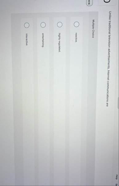 Help 5 4 Unlike traditional television