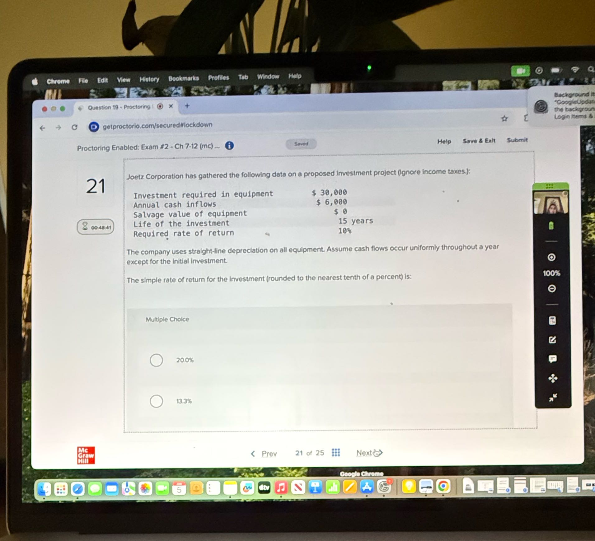 Chrome File Edit View History Bookmarks Profiles