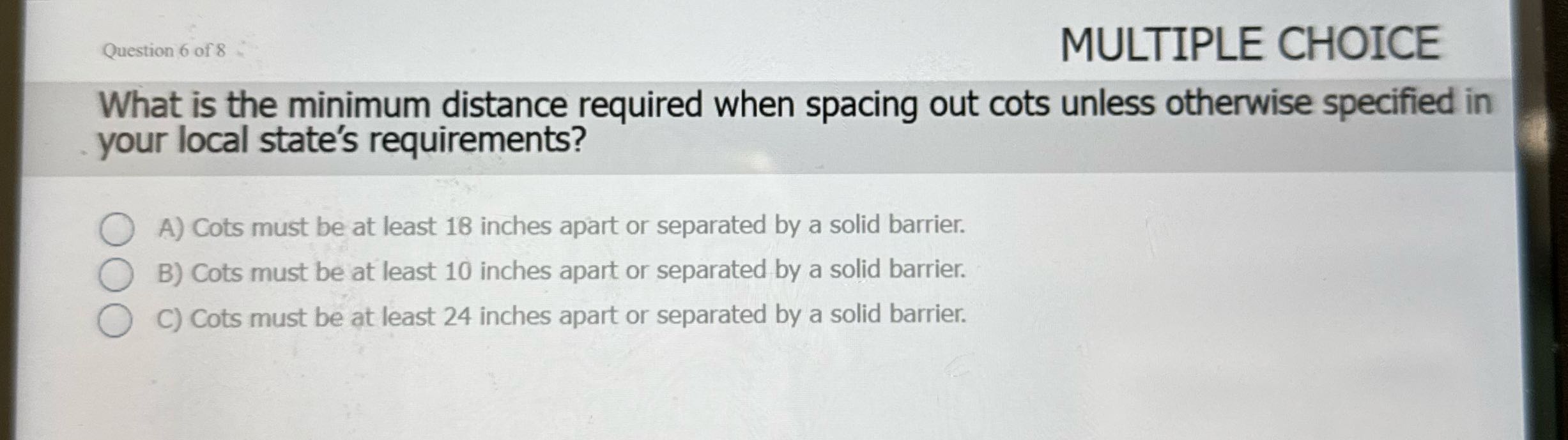 ce. MULTIPLE CHOICE What is the minimum distance