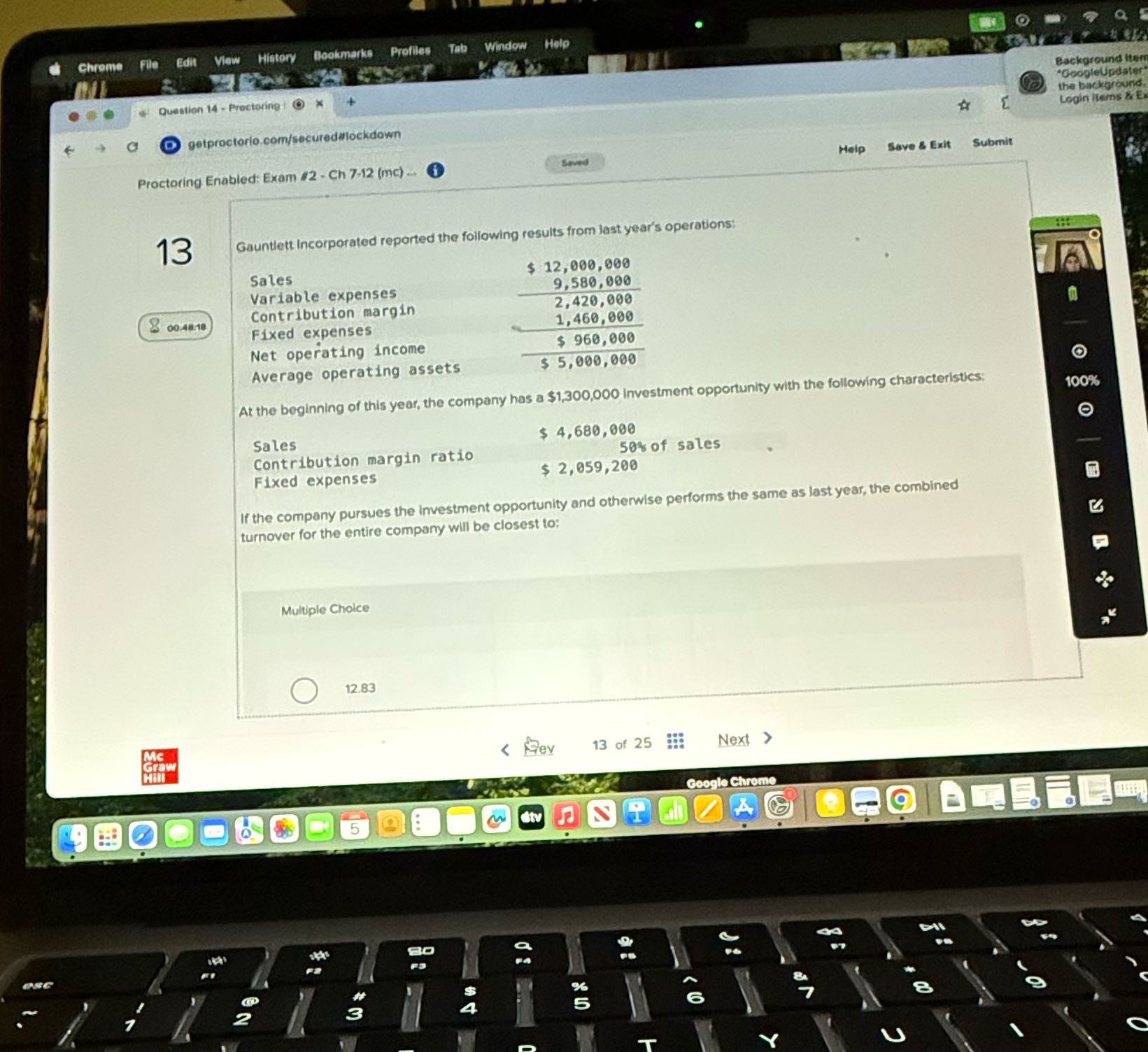 Chrome File Edit History Bookmarks Profiles Tab