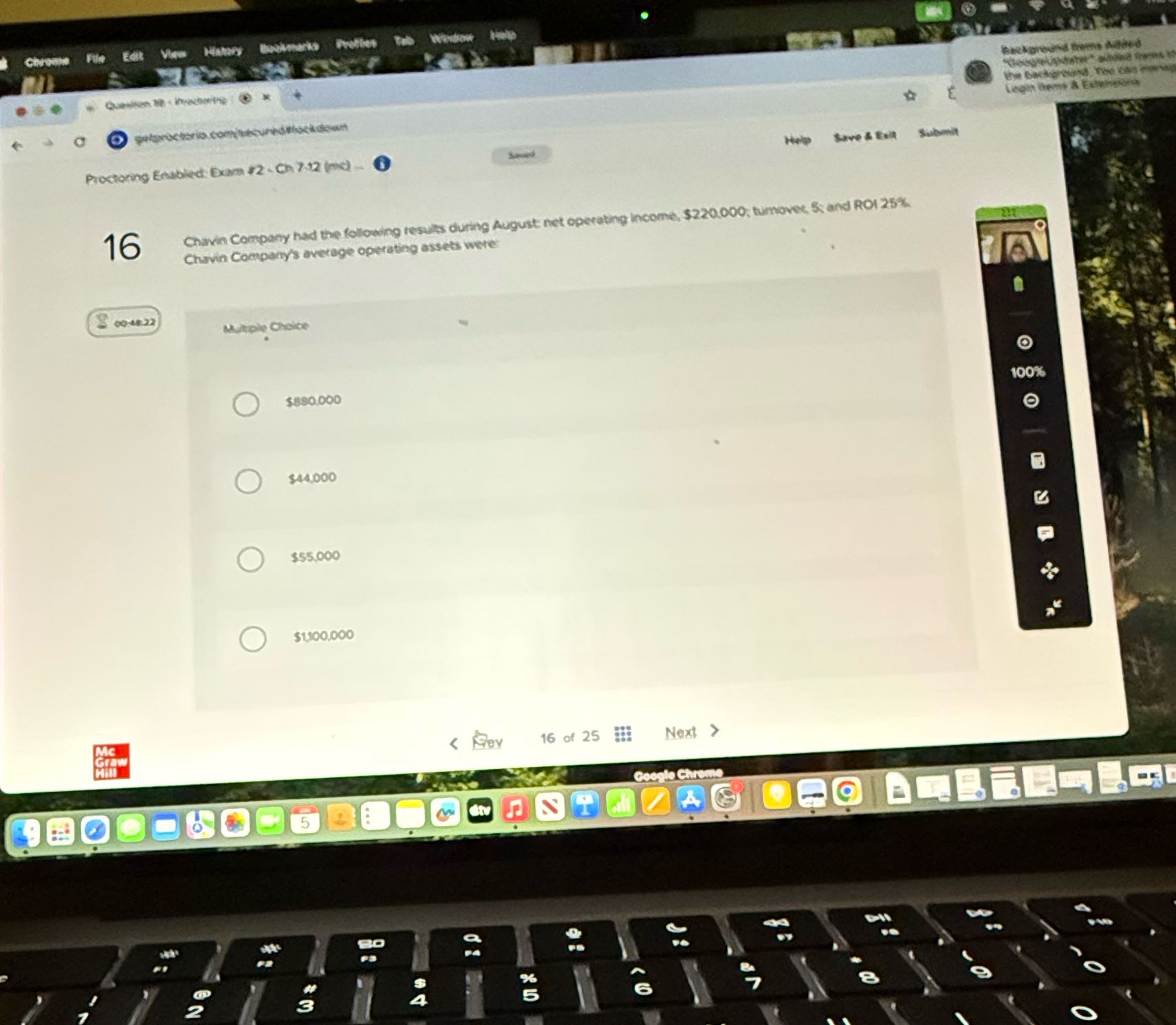 Proctoring Enabled Exam #2-Ch 712(mod) - Help