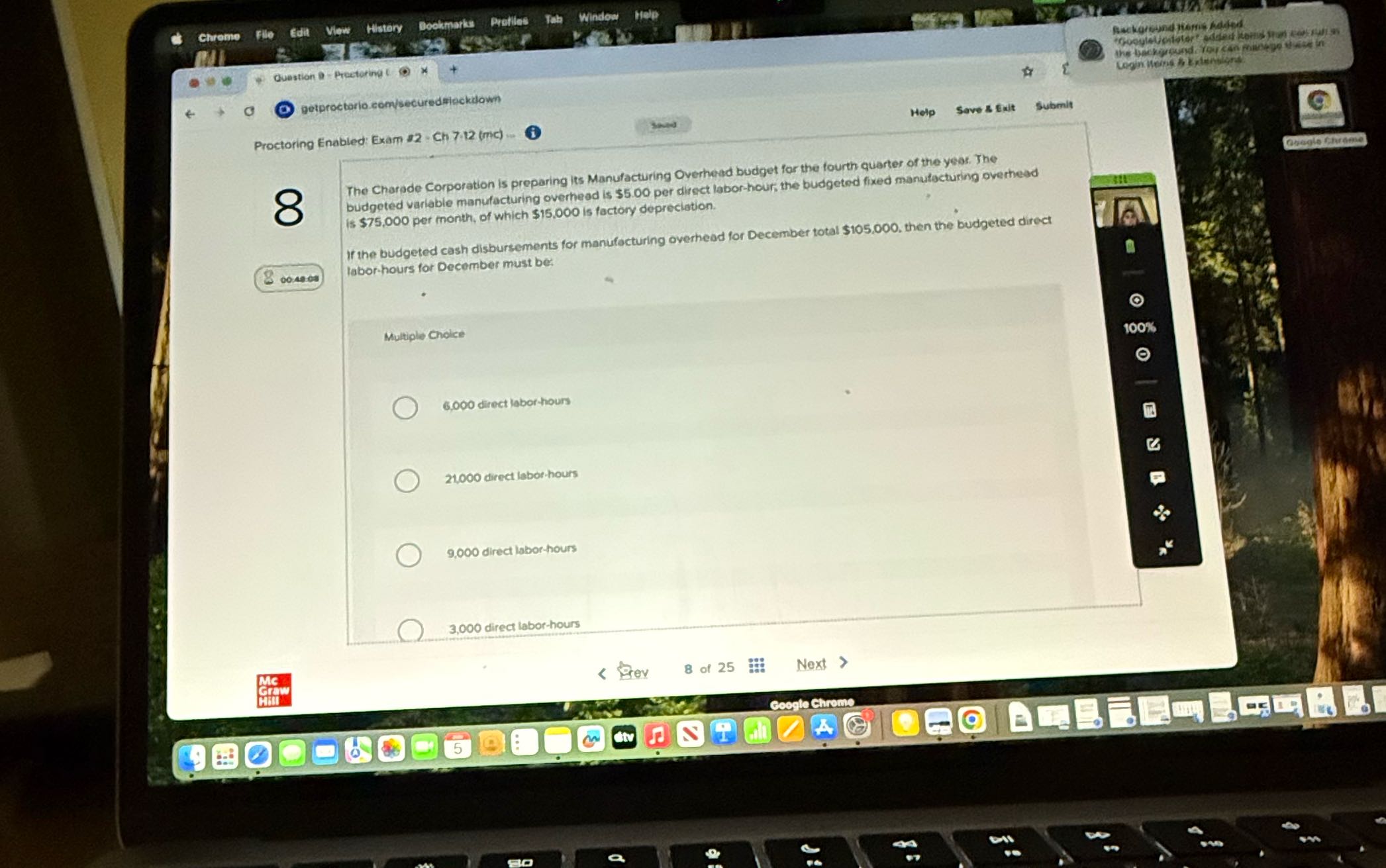 Chrome File Edit istory Tab Help Question -