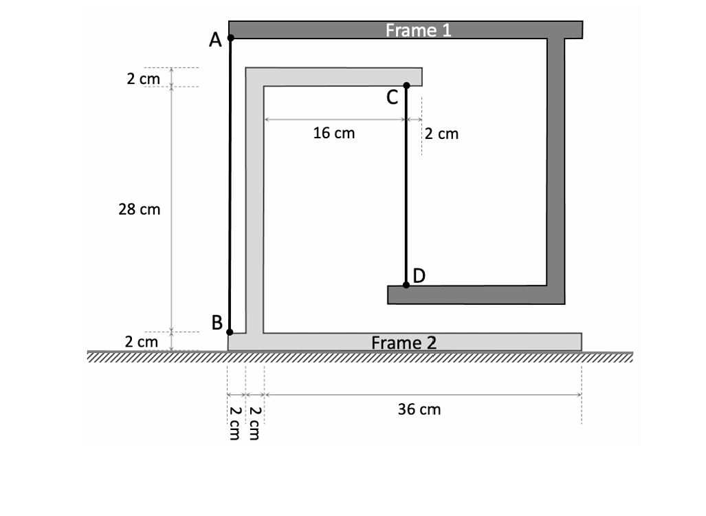 Q7) The \"tensegrity\" structure shown consists