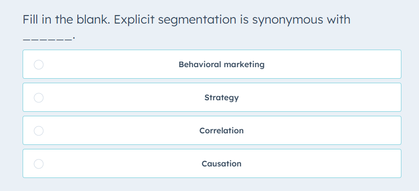 please solve Fill in the blank. Explicit