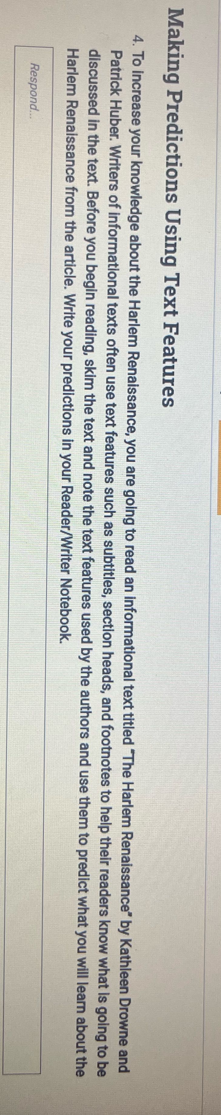 Making Predictions Using Text Features 4. To