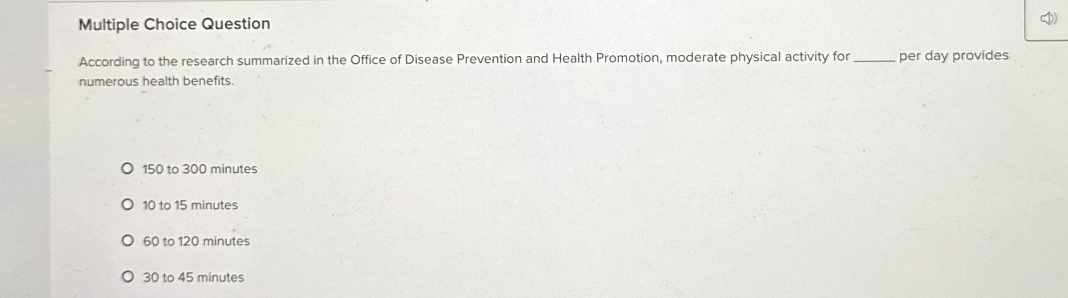 Multiple Choice Question According to the