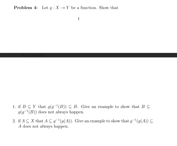 please help me! Problem 1: Let X = {1,2}. List