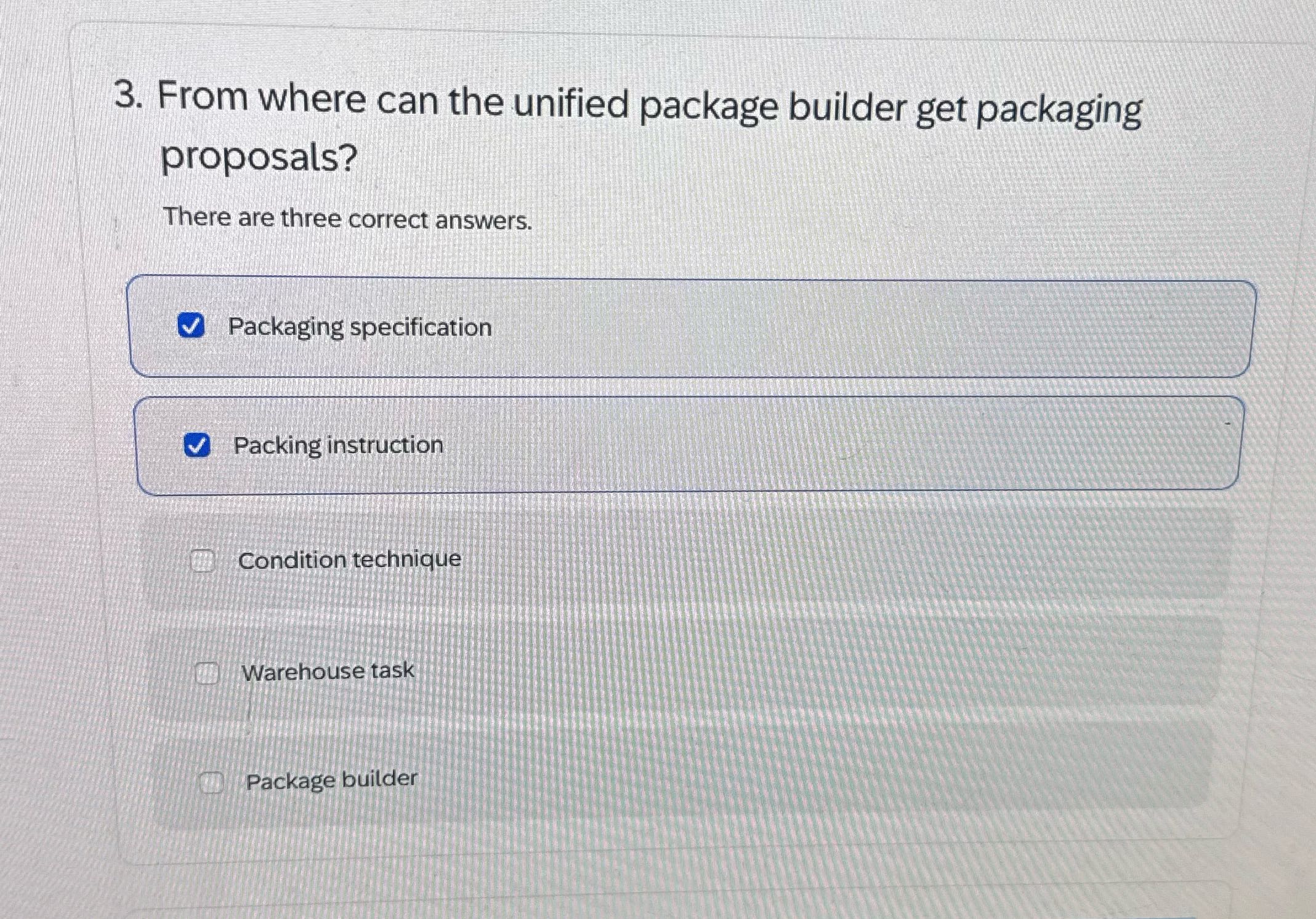3. From where can the unified package builder get