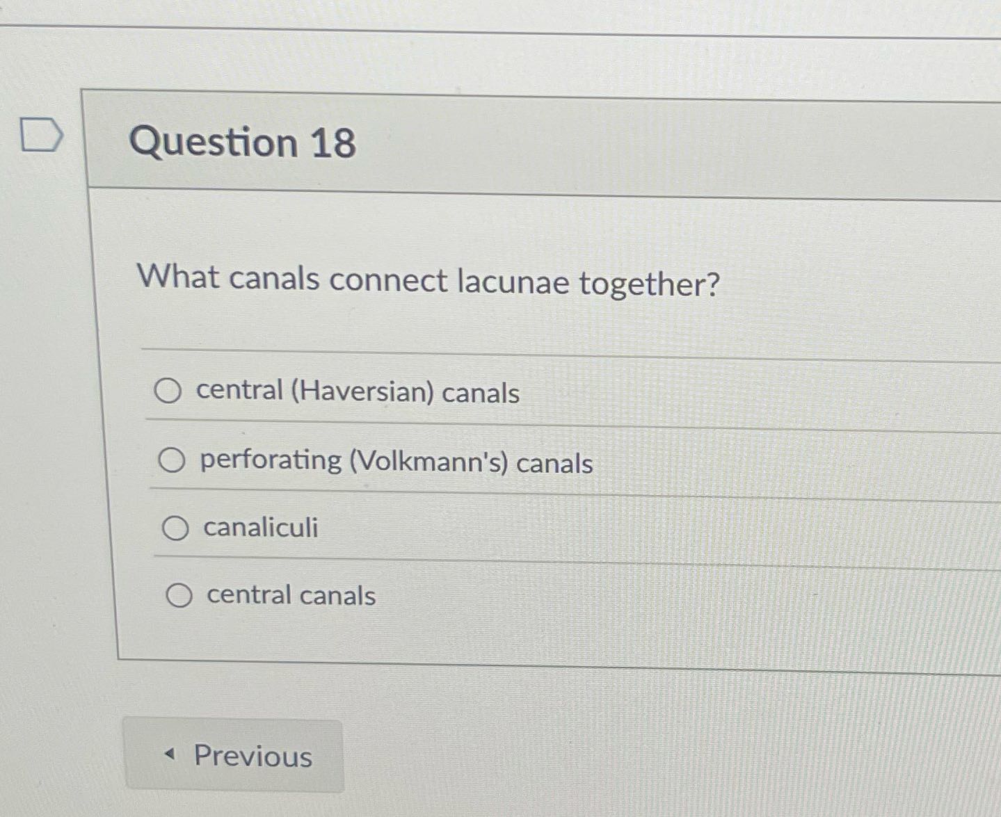 What is the correct answer D Question 18 What