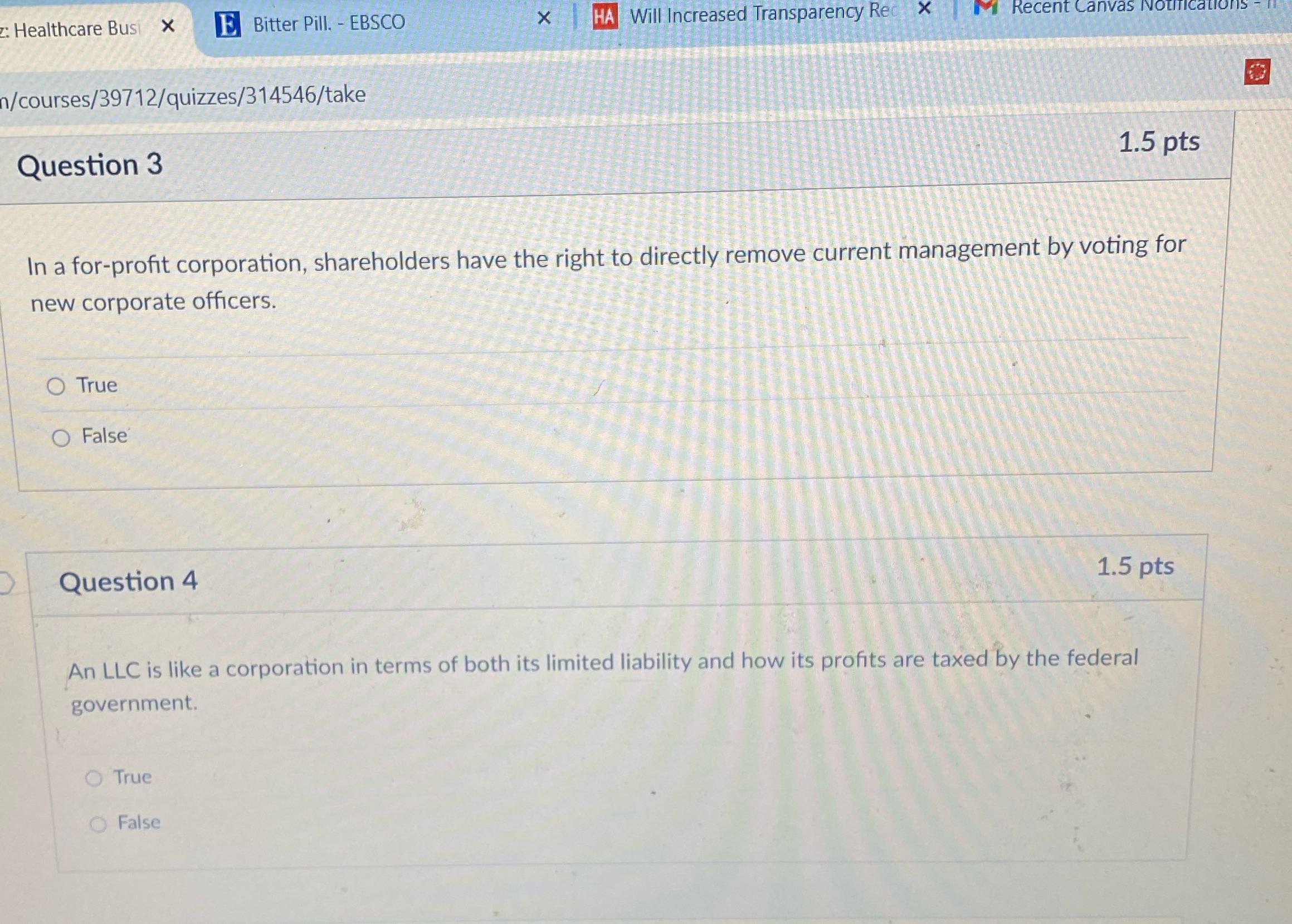 : Healthcare Busi X E Bitter Pill. - EBSCO X HA