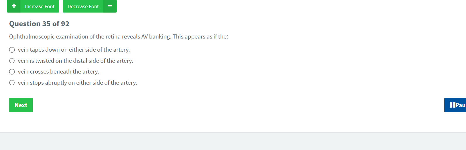 what is the correct answer be SCs el Decrease