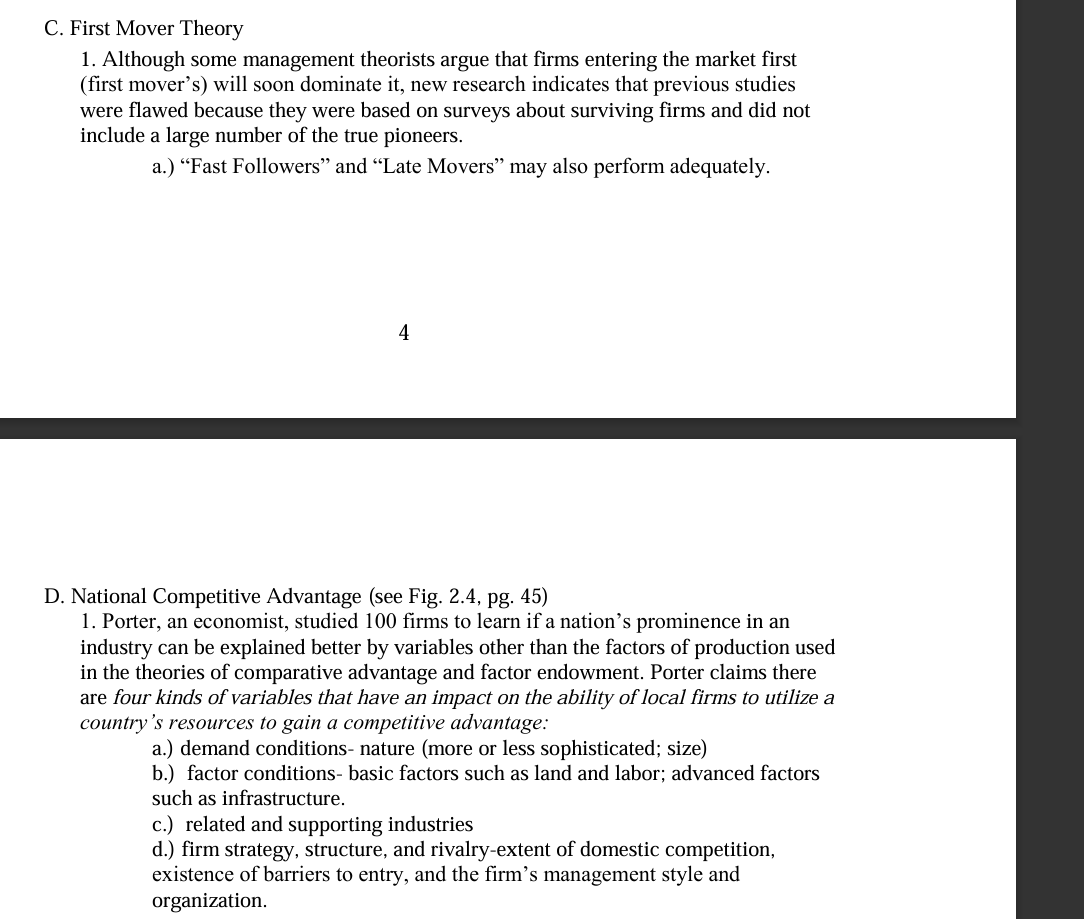 I. Chapter 2 Lecture Outline The Opening Section