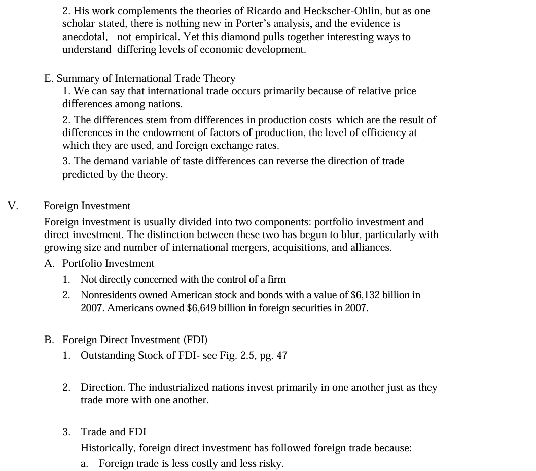 I. Chapter 2 Lecture Outline The Opening Section
