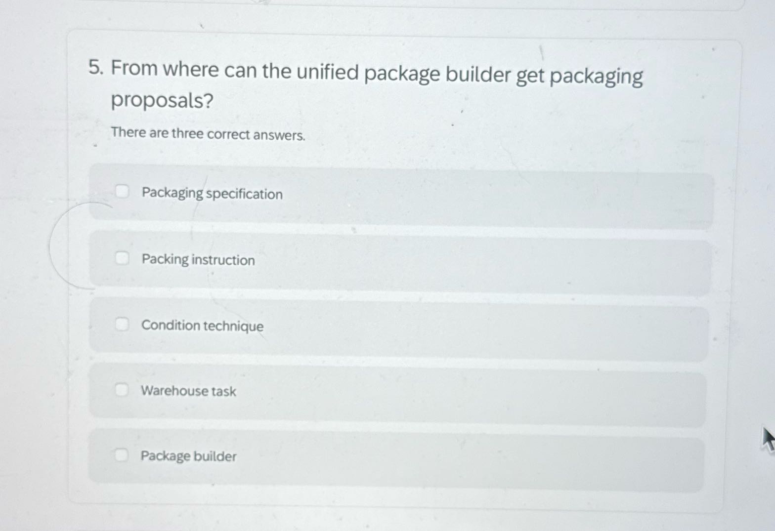 5. From where can the unified package builder get