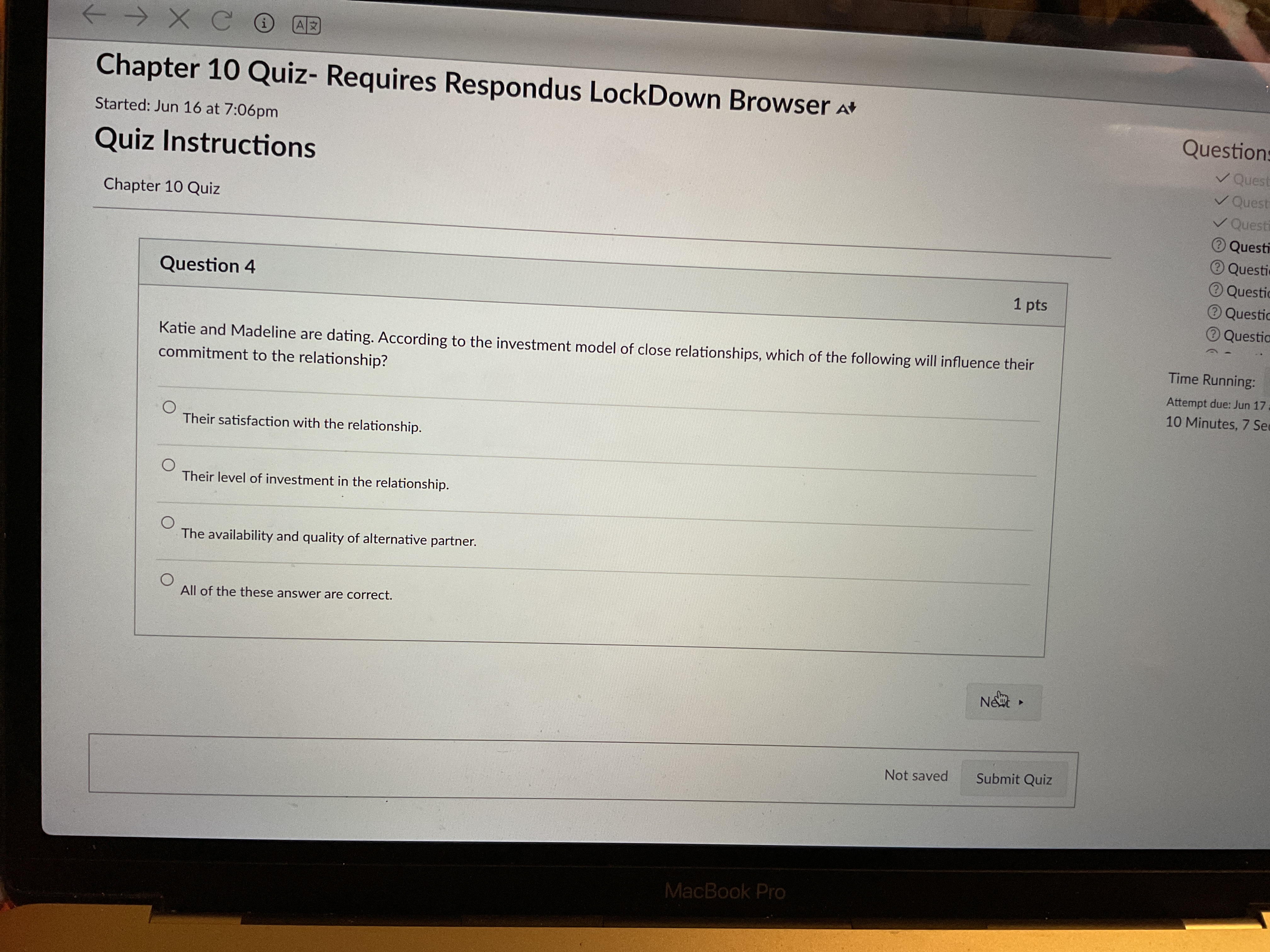 answer Chapter 10 Quiz- Requires Respondus
