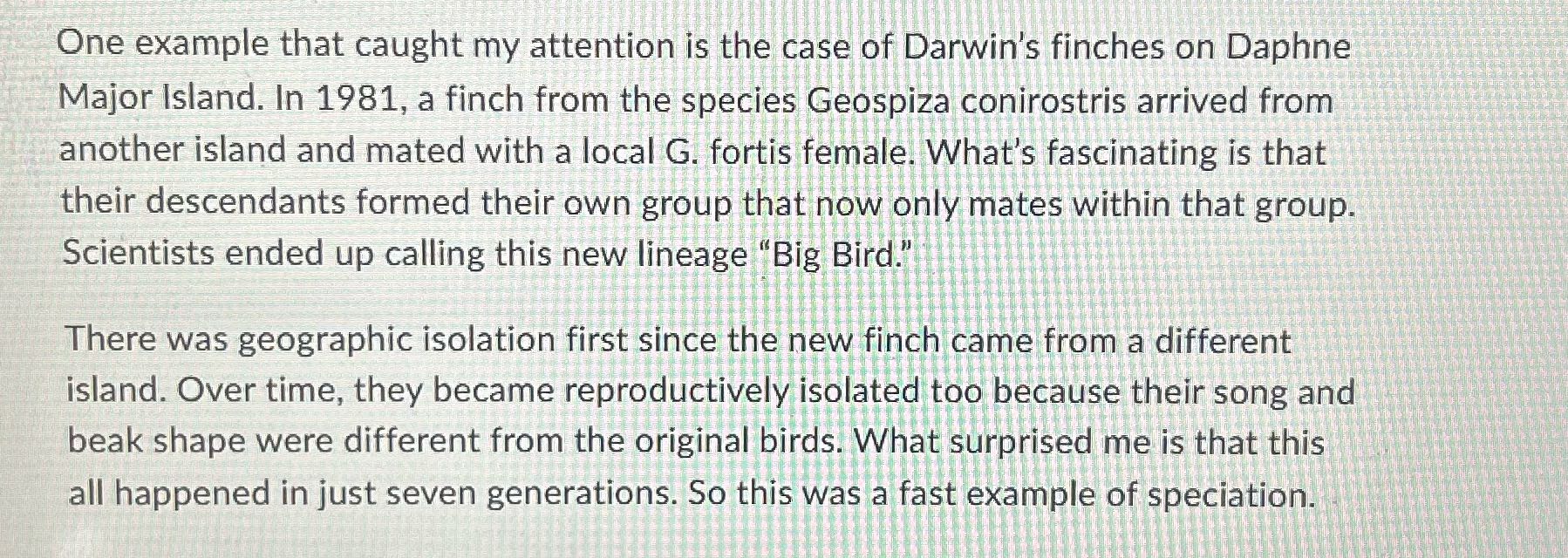 Reply to post One example that caught my