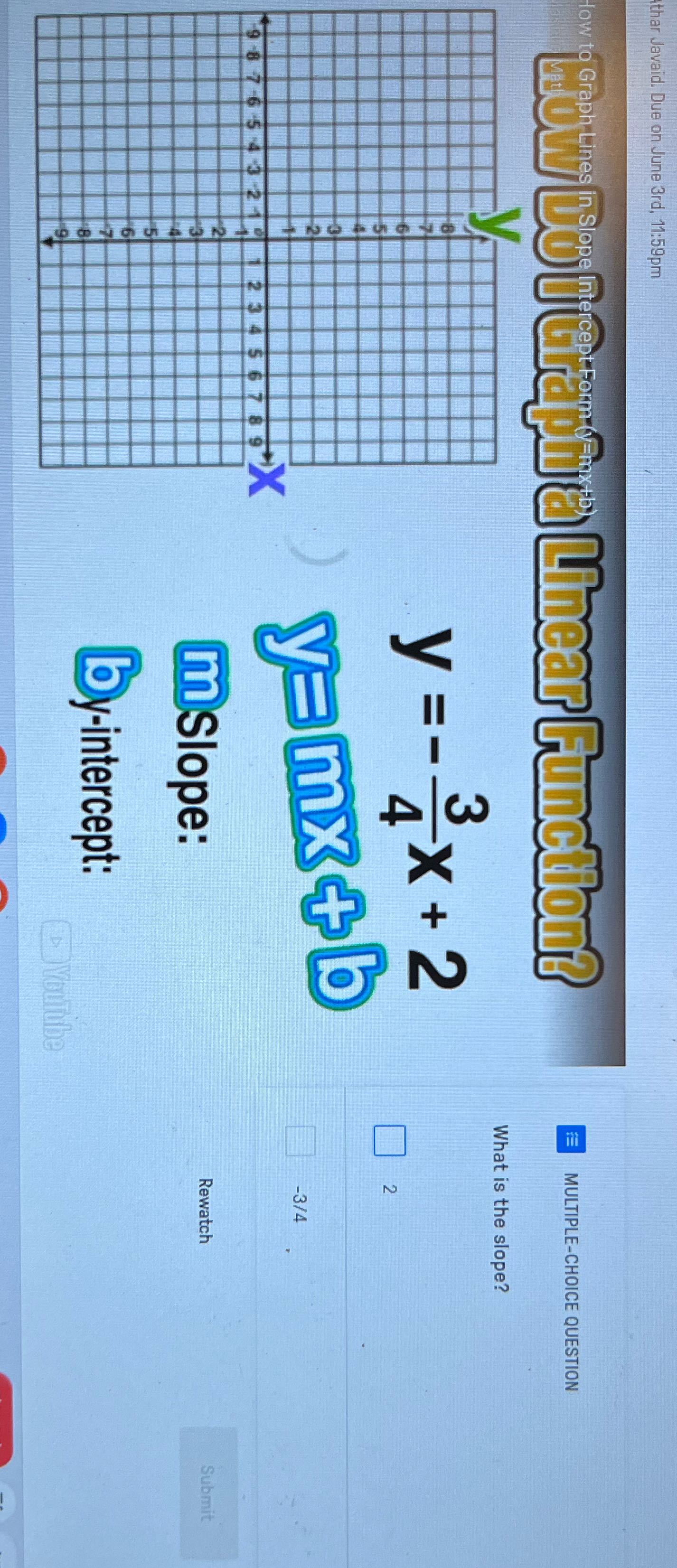 thar Javaid. Due on June 3rd, 11:59pm HOW DO I